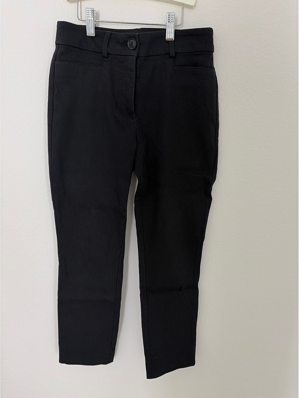 LOFT Sutton Skinny Black Dress Pants Women's Petite Size OOP
